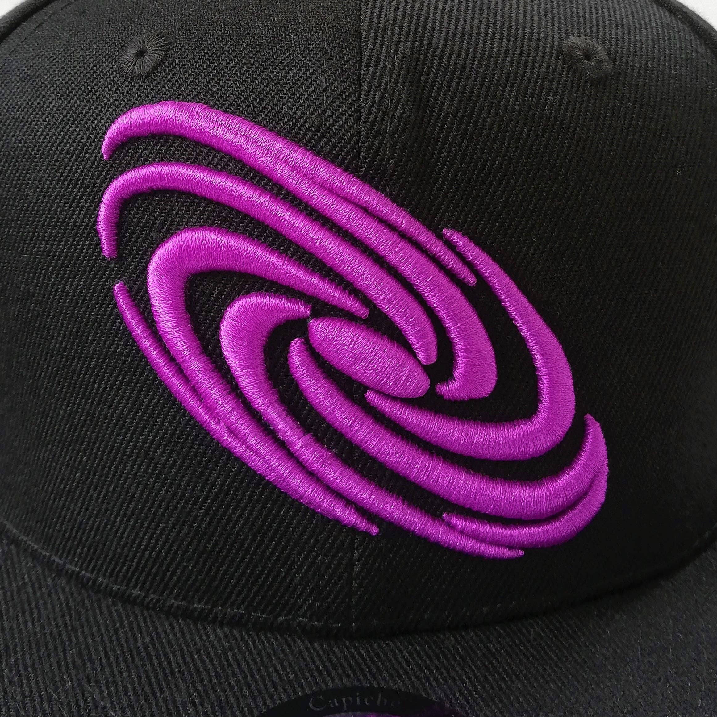 Capiche - Wholesale Flat Brim Cap - Men's - Galaxy Mix Snapback - Black7