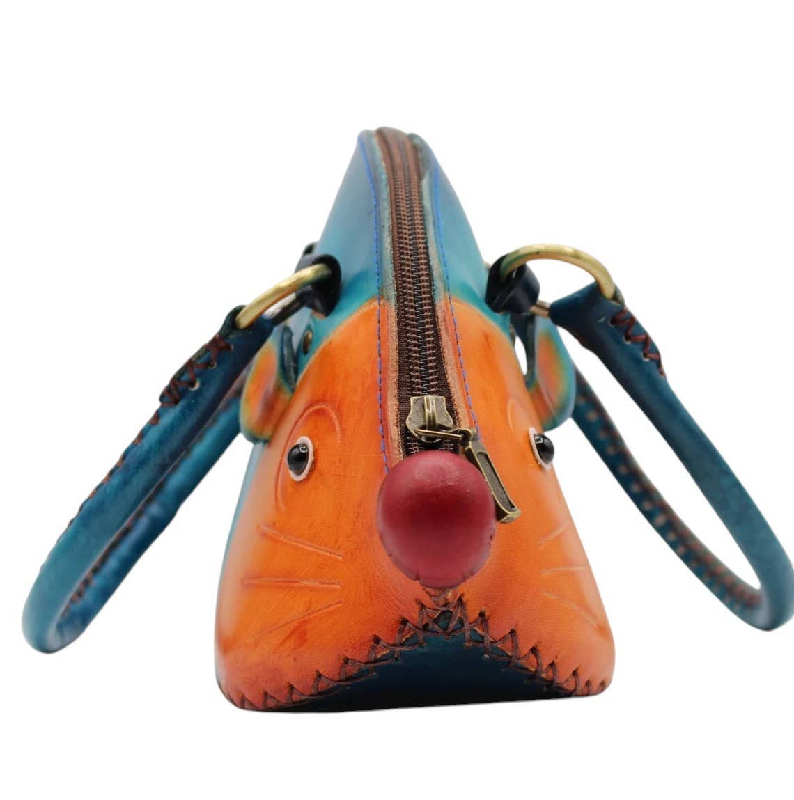 Sunflower Handmade leather inc - Wholesale Top Handle Bag - Women's - H857 leather hedgehog handbag purse1