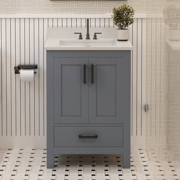 Ayna Decors Rooh 24 in. Bath Vanity with Sink for wholesale by Ayna Decors