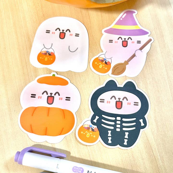 Halloween Sticker Pack for wholesale by Chubbythelittlecat