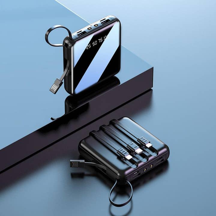Mila Wholesale - Wholesale Portable Charger - 3,600 mAh Powerbanks with 3-in-1 Charging Cables
