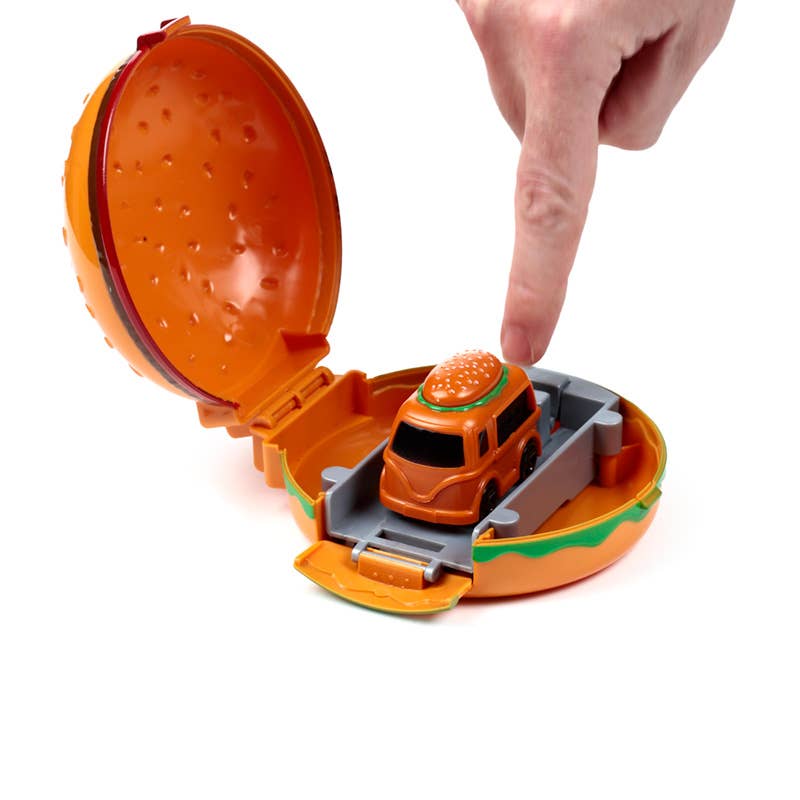 Puckator EU – Brinquedo clássico - Crianças por atacado – Pressione e Lance o Brinquedo de Ação do Caminhão de Hambúrguer2
