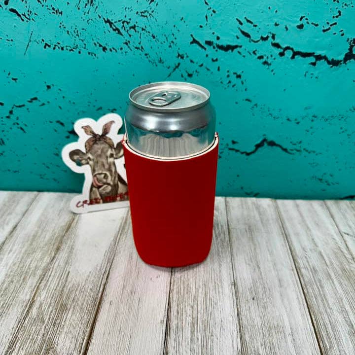 Crazy Heifers Wholesale - Wholesale Drink Huggers & Koozies - Neoprene Regular Can Coolers W/ Magnet-Solids