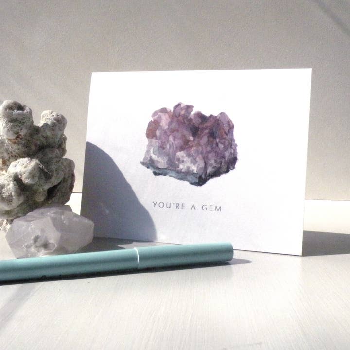 Tarjeta de amatista para venta al por mayor de Laurel Dugan