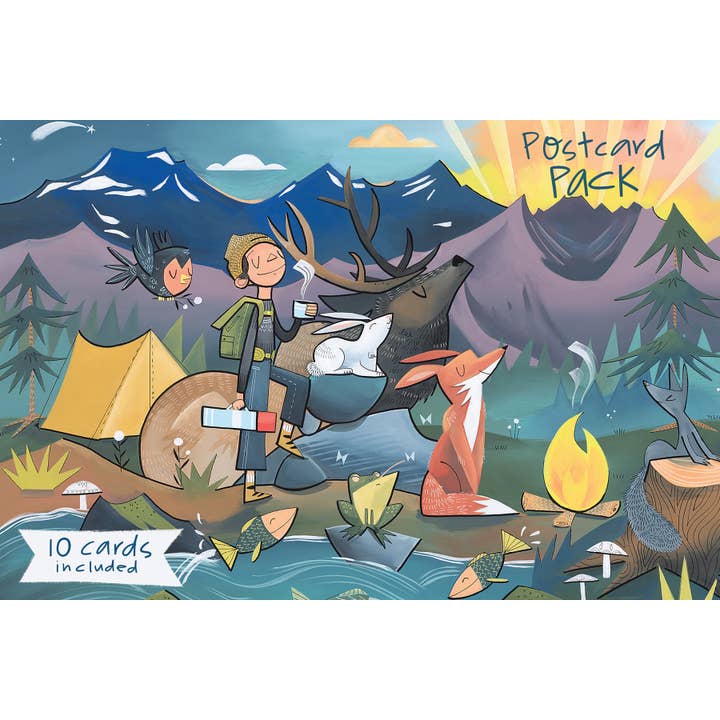 Pack de Cartes Postales Illustrées Volume 5 pour la vente par Megan Marie Myers Art