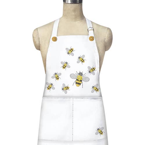 Mary Lake-Thompson Ltd. - Wholesale Apron - Bee Embroidery Loose Apron0