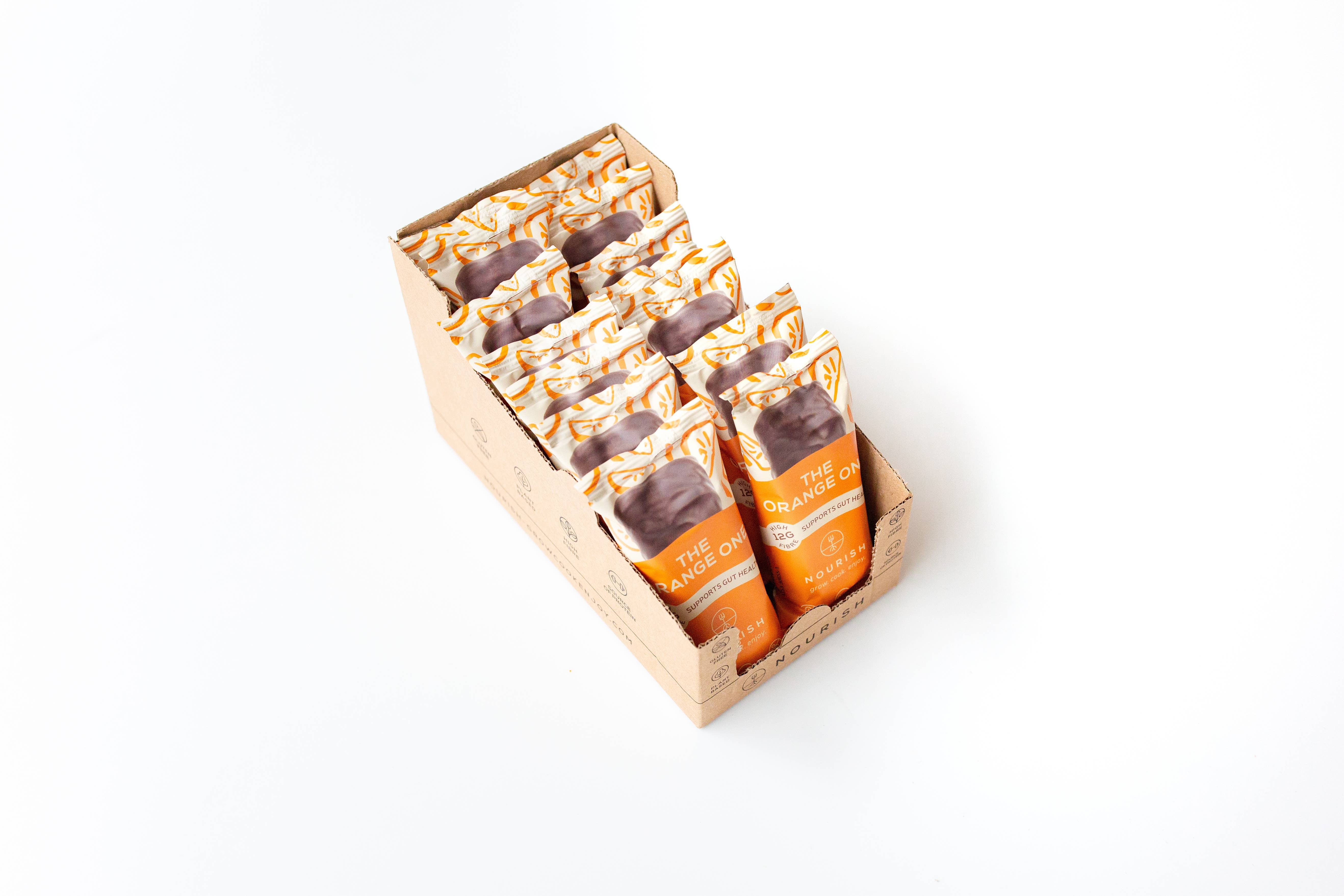 Nourish – wholesale Snack bar – The Orange One1