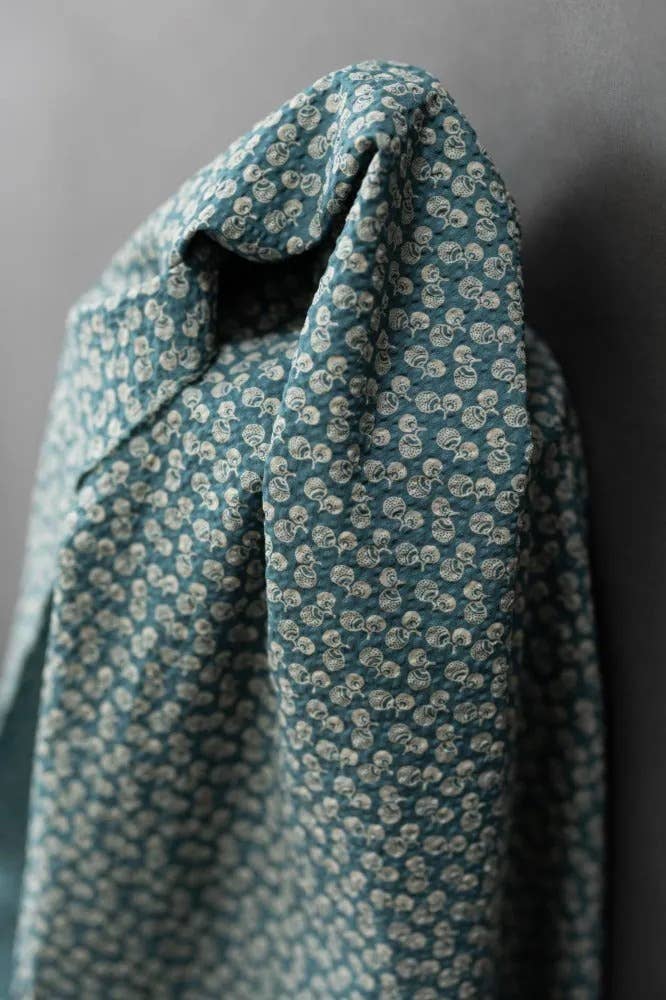 Merchant and Mills - Wholesale Stofrol - Eendenei Japanse Seersucker1