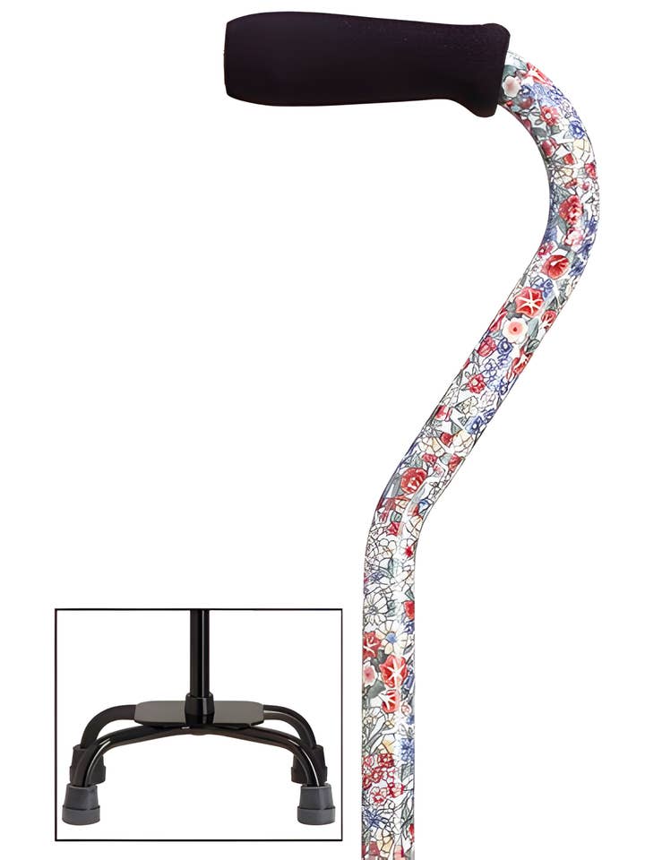 Fashion Quad-Cane Large Base for wholesale by Harvy Canes