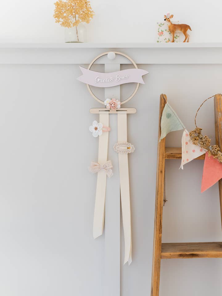 Bows Hair Accessory Storage Hanger for wholesale by Popsidaisickle