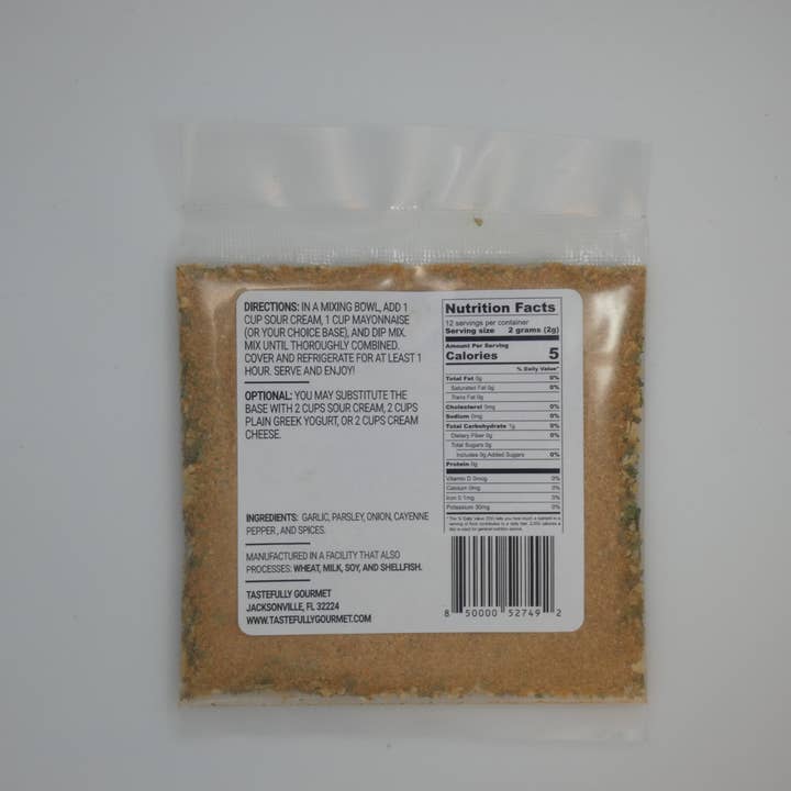 Tastefully Gourmet - Vendita all'ingrosso Salse - Miscela piccante all'aglio1