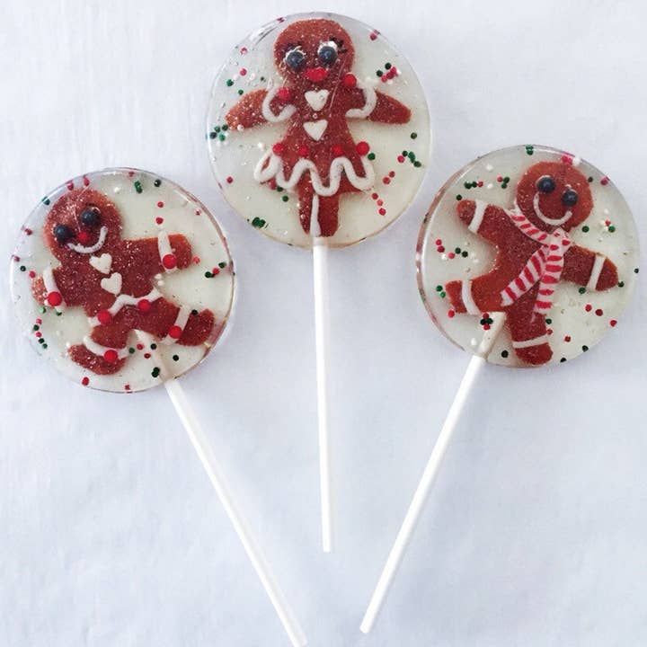 A Secret Forest - Wholesale Lollipop - Fondant Gingerbread People Lollipops
