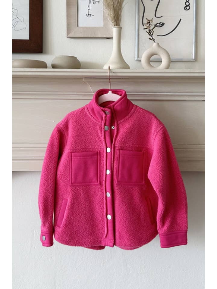 Oddi - Wholesale Jacket - Kids - Kids High Neck Fleece Jacket