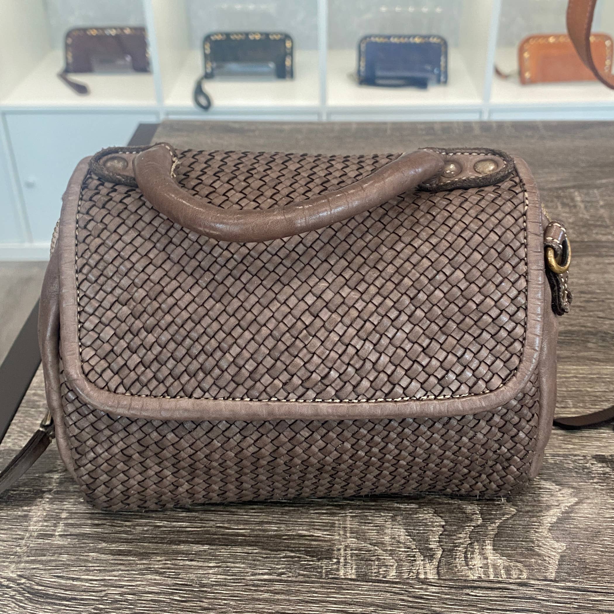 Bolsa Nova Handbags - Wholesale Crossbody Bag - Women's - Lily Woven Leather Minibag8