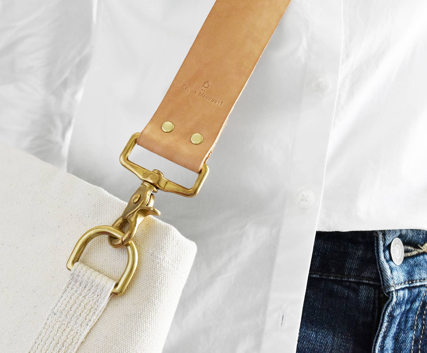 Celina Mancurti, LLC - Wholesale Bag Strap - Women's - Bag Leather Strap - Tan4