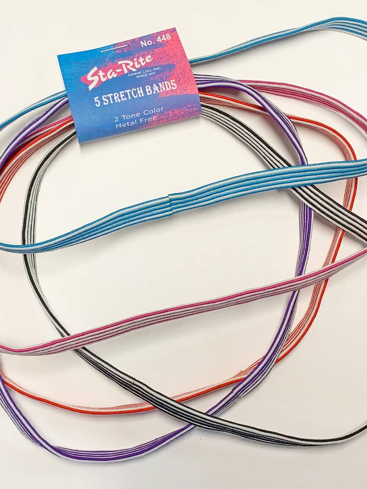 Stretch Headbands - 5 ct for wholesale by Sta-Rite Ginnie Lou
