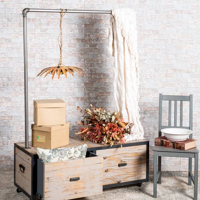 Antique Arte y Decoración - Venta al por mayor Percheros - Mueble perchero industrial Chamberí