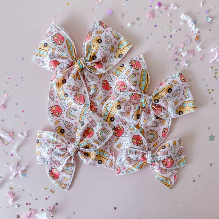 Retro Back to School for wholesale by Tiny Wonders Bows