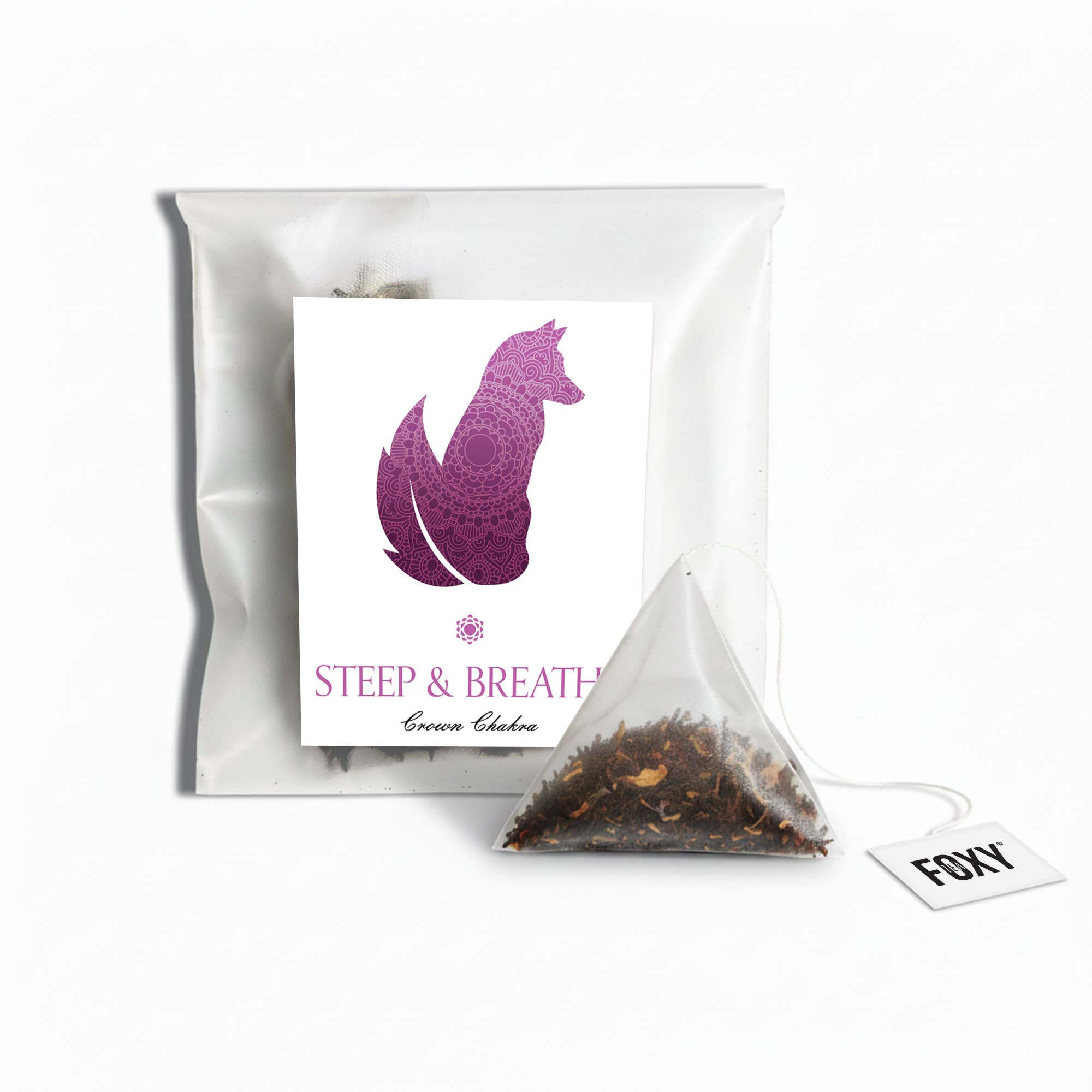 Foxy Tea® – Engroshandel Løs te – Pyramide-tepose til én kop (individuelt indpakket)55