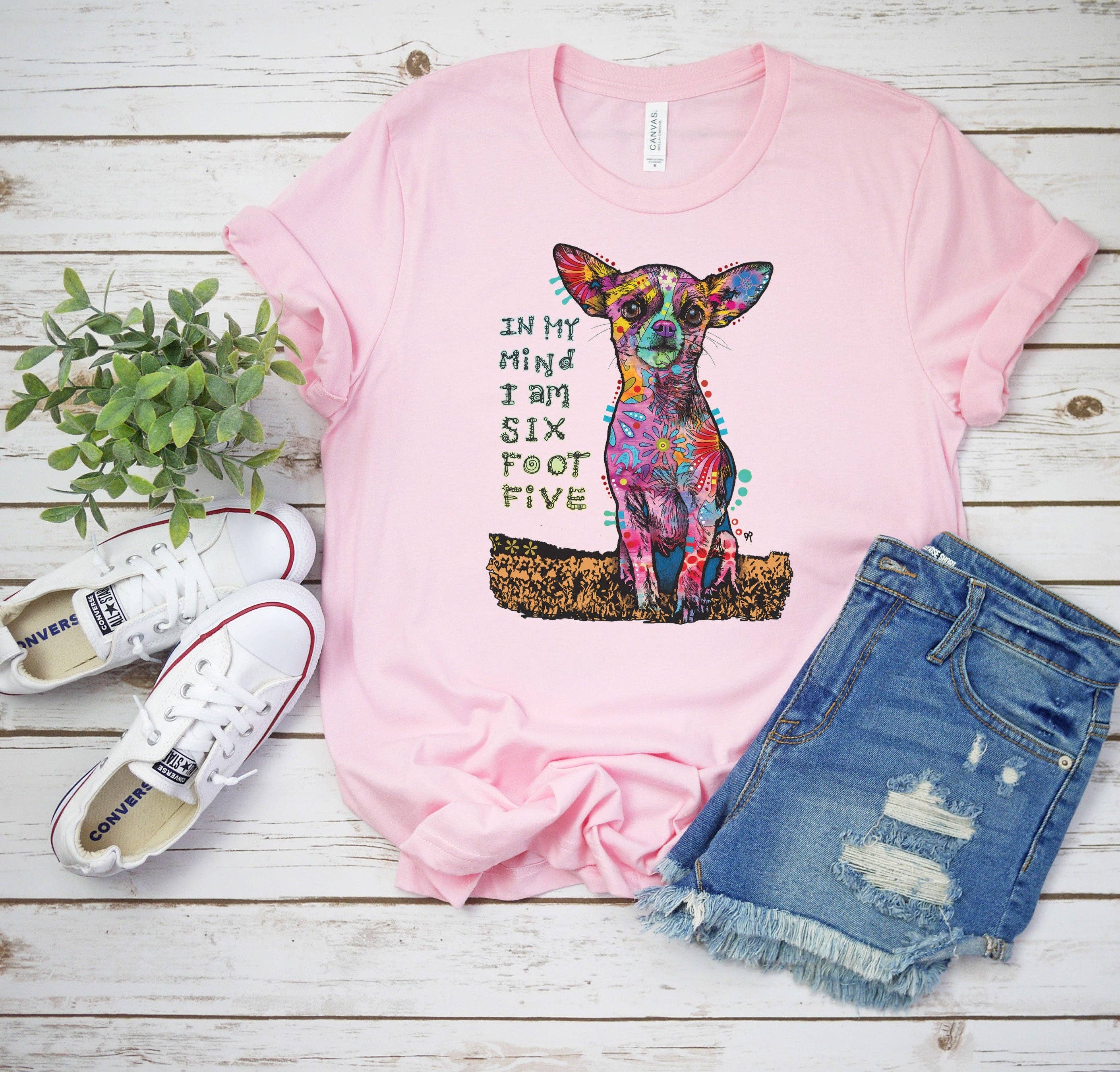 Artopia - Wholesale T-Shirt (Graphic) - Women's - Neon Chihuahua Dog Breed T-shirt2
