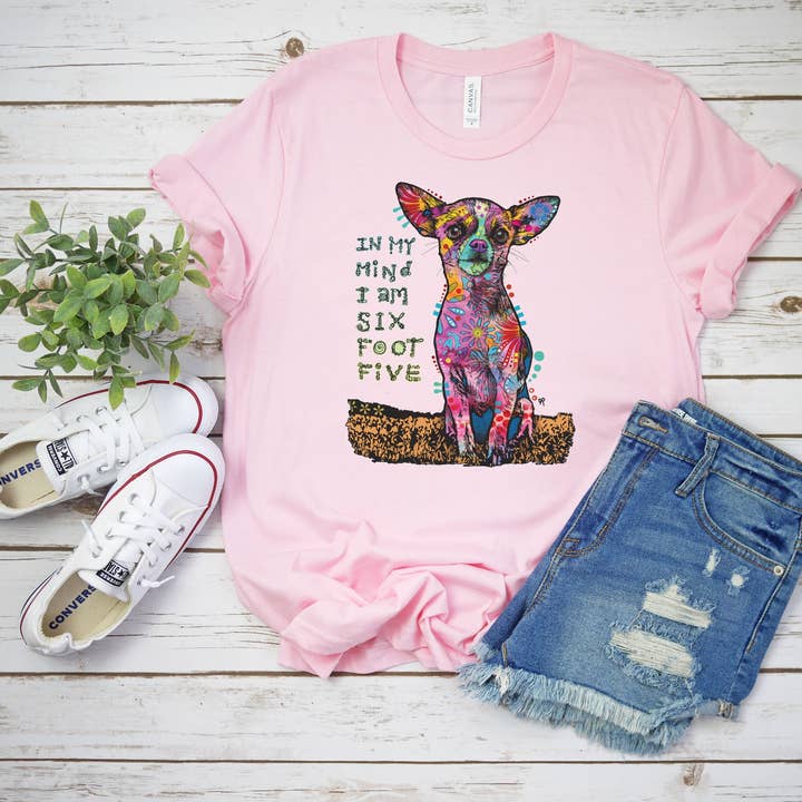Artopia - Wholesale T-Shirt (Graphic) - Women's - Neon Chihuahua Dog Breed T-shirt2