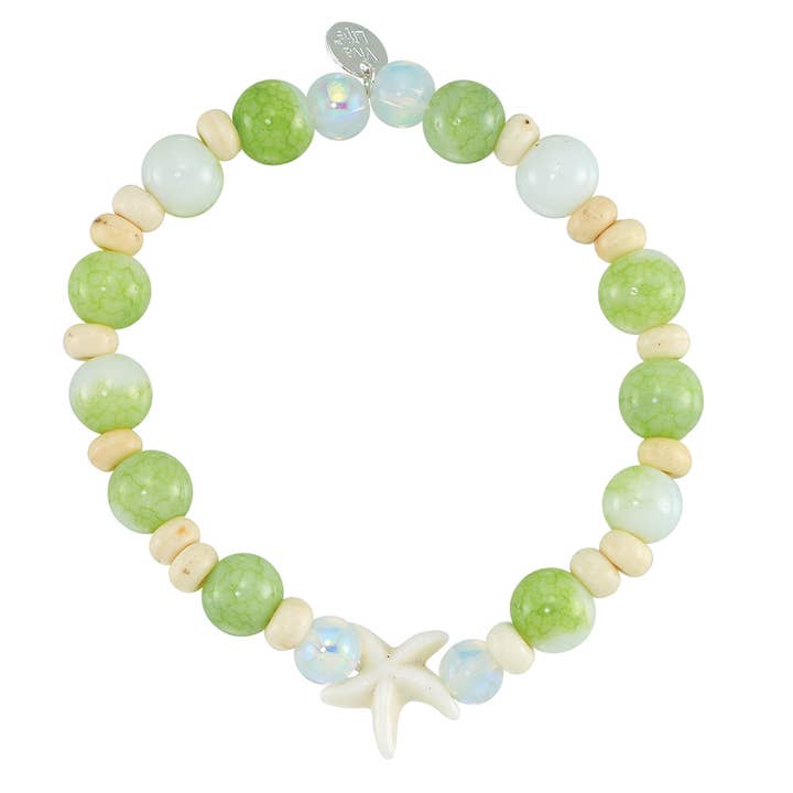 Stella marina BR Howlite e perlina in vetro per la vendita all'ingrosso da parte di World End Imports Jewelry & Gifts