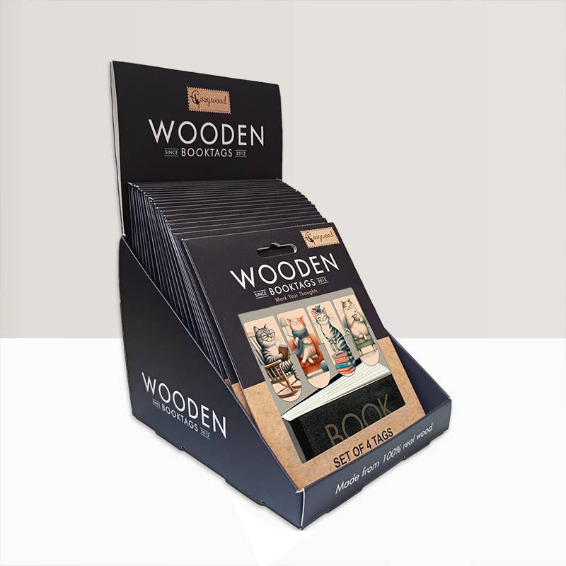 Cozywood - Vendita all'ingrosso Segnalibro - Sostieni il set di etichette dei libri0