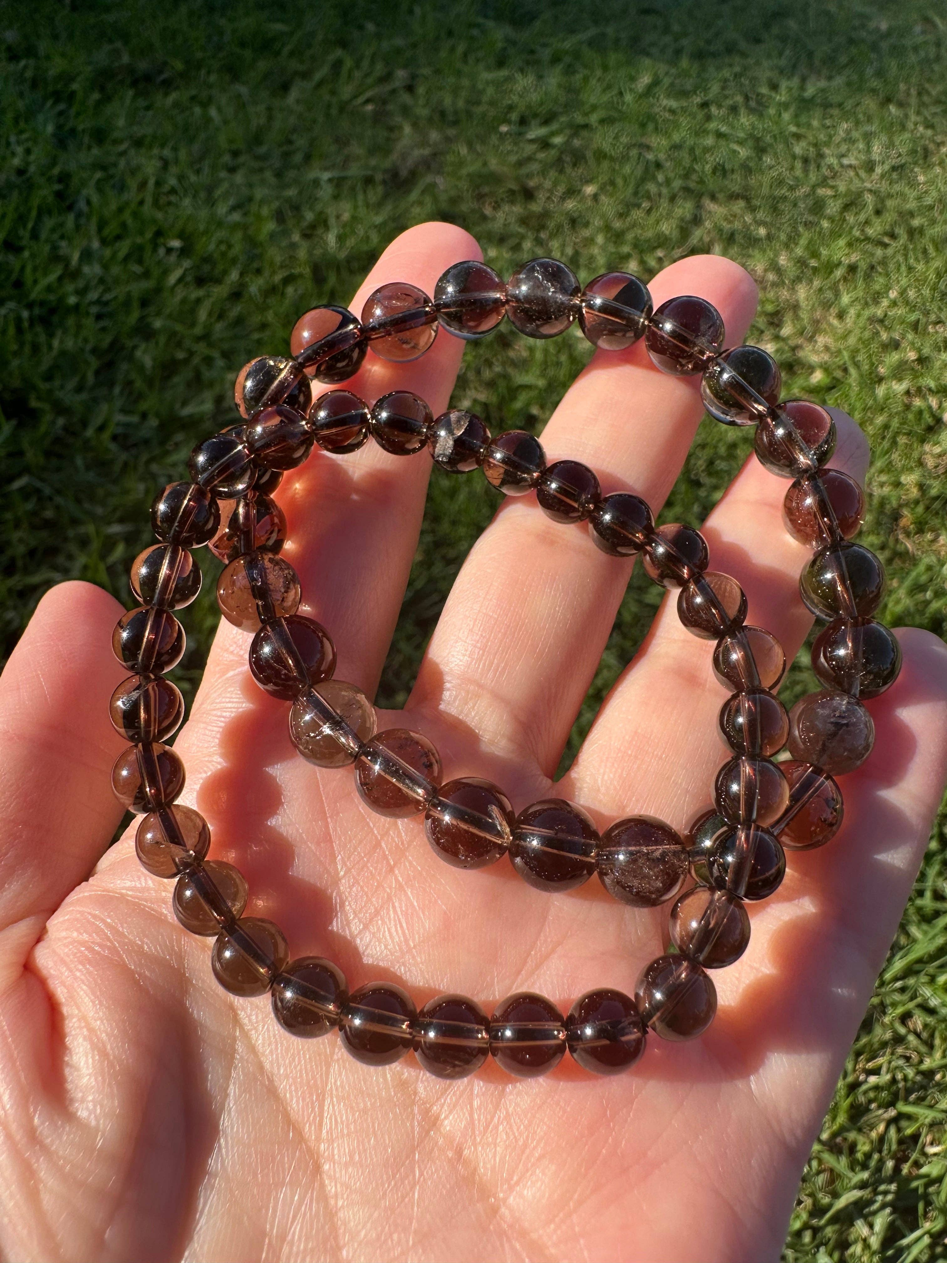 Moon Rituals - Wholesale Beaded Bracelet - Smoky Quartz Bracelet for Grounding & Solar Plexus Chakra Healing, Christmas Crystal Gift2