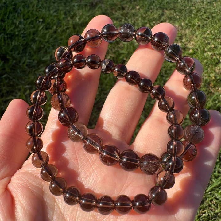 Moon Rituals - Wholesale Beaded Bracelet - Smoky Quartz Bracelet for Grounding & Solar Plexus Chakra Healing, Christmas Crystal Gift2