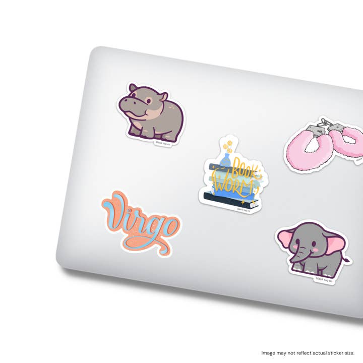 Blank Tag Co. - Waterproof Stickers - Wholesale Sticker - Blank Tag Co.® Waterproof Sticker - Hippo1