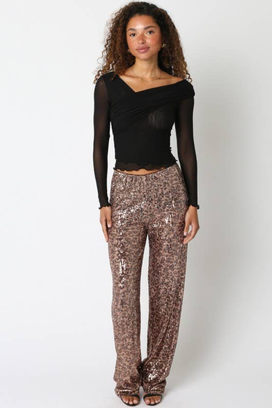 Olivaceous - Wholesale Blouse - Women's - Krista Mesh Top4