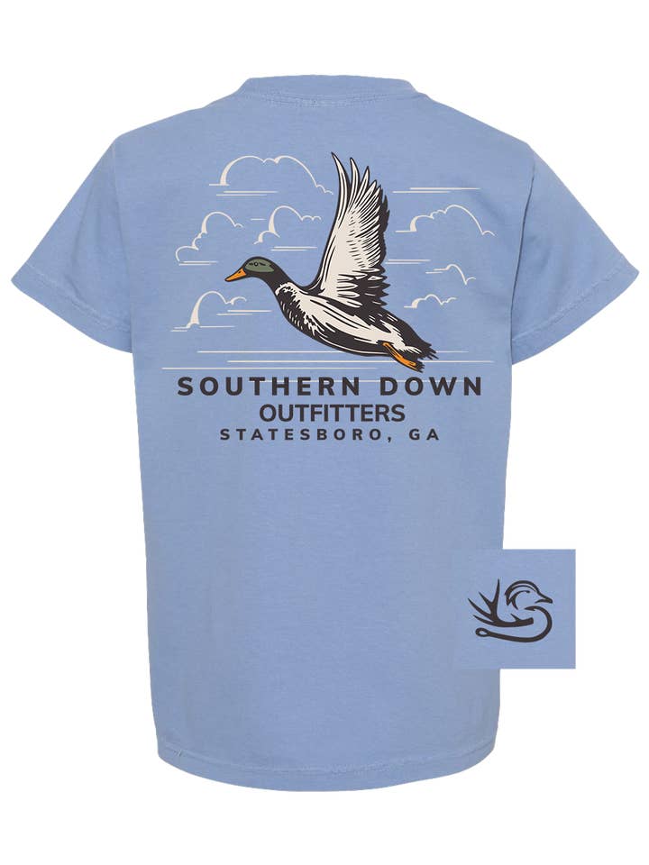 T-shirt Duck Cloud pour jeunes pour la vente par Southern Down Outfitters