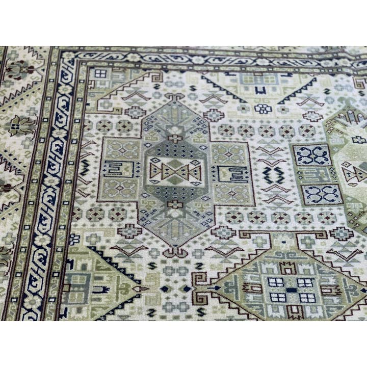 Oushak Rugs - Wholesale Area Rug - Vintage Turkish Anatolian Handmade Oushak Tribal Kazhak Rug6