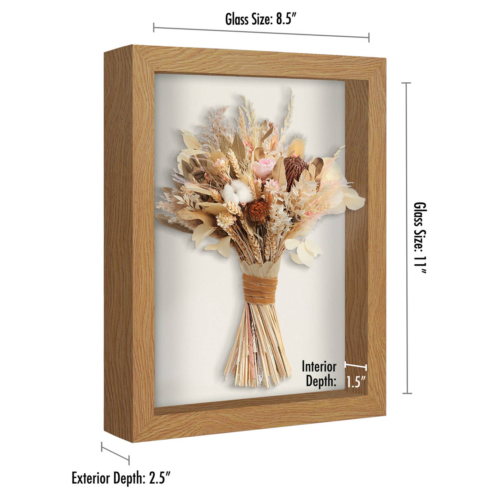 Americanflat - Wholesale Picture Frame - Americanflat Shadow Box Frame with Box Molding109