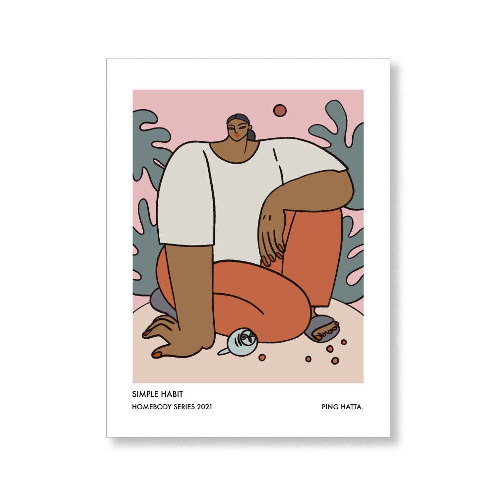 Chonky Goods by Ping Hatta. Studio – Impressão artística por atacado – Cartazes de arte da série Homebody6