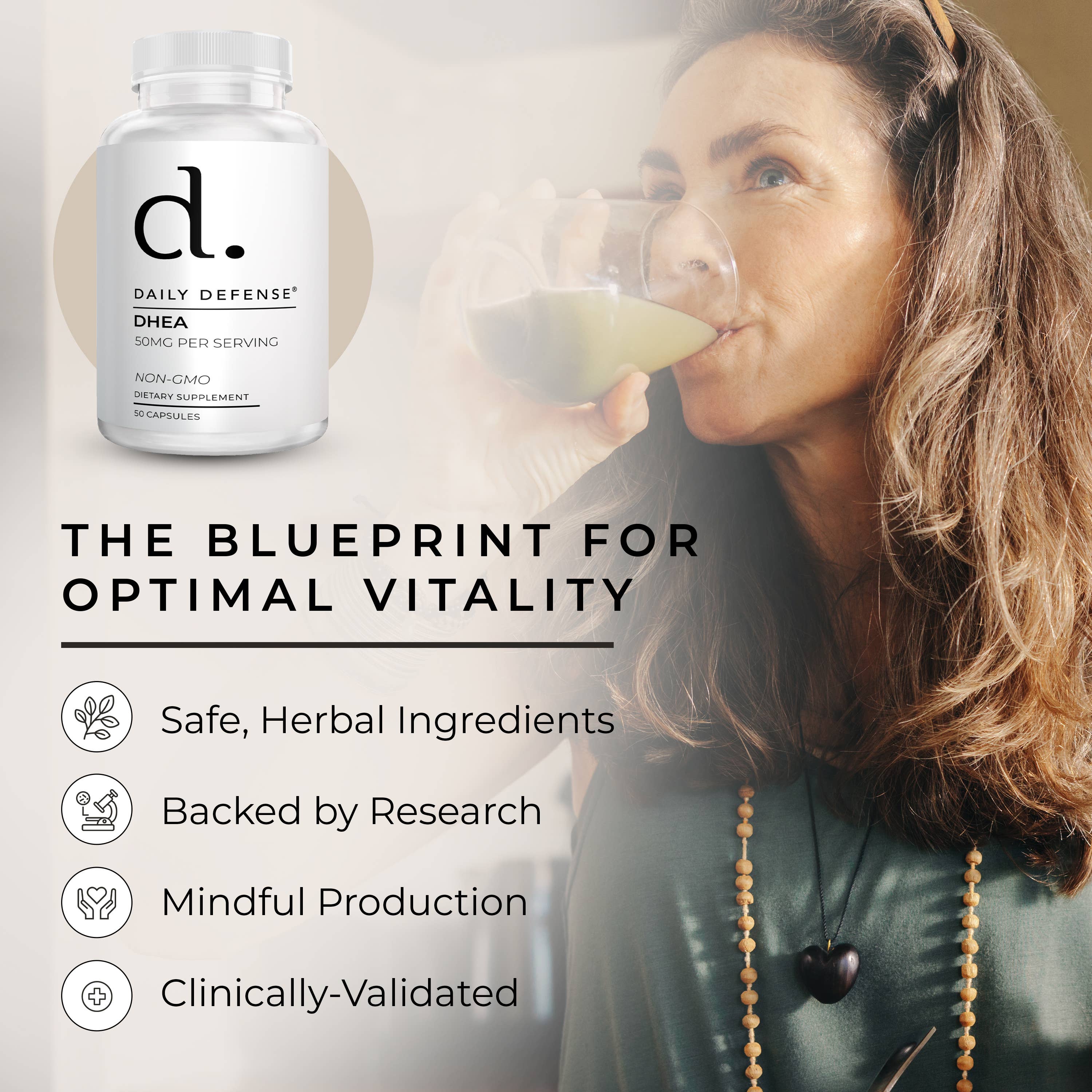 DAILY DEFENSE - Wholesale Oral Supplement/Vitamin - DHEA 50MG9