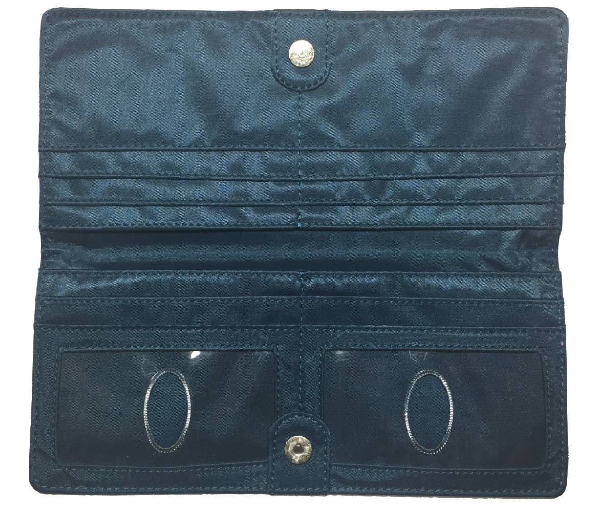 Big Skinny Wallets – Engroshandel Tegnebog – til mænd – Executive Bifold Tegnebog - Plum Dot3