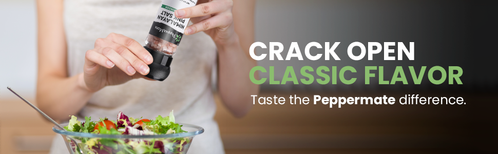 Peppermate - Wholesale Salt Mill - Disposable Himalayan Pink Salt Grinder-4.2 OZ9