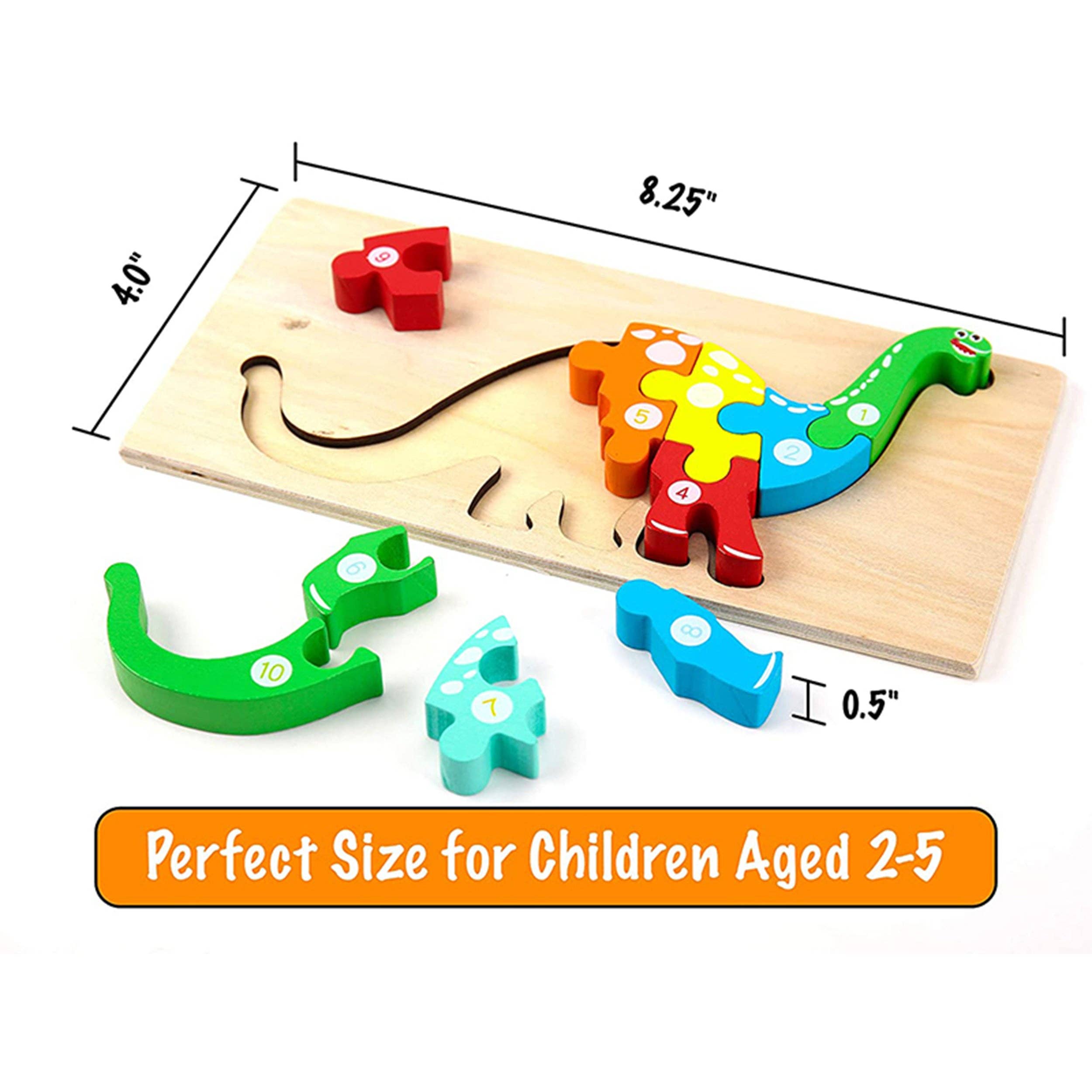 PR GROUPS LLC - Wholesale Puzzle - Kids - Wooden Puzzle Stocking Stuffer Back to School Kids Toy3