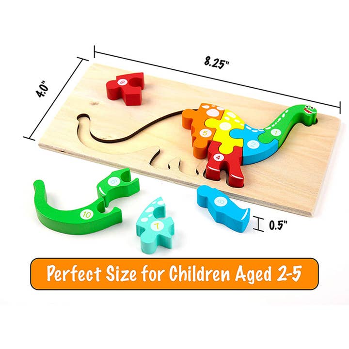PR GROUPS LLC - Wholesale Puzzle - Kids - Wooden Puzzle Stocking Stuffer Back to School Kids Toy3