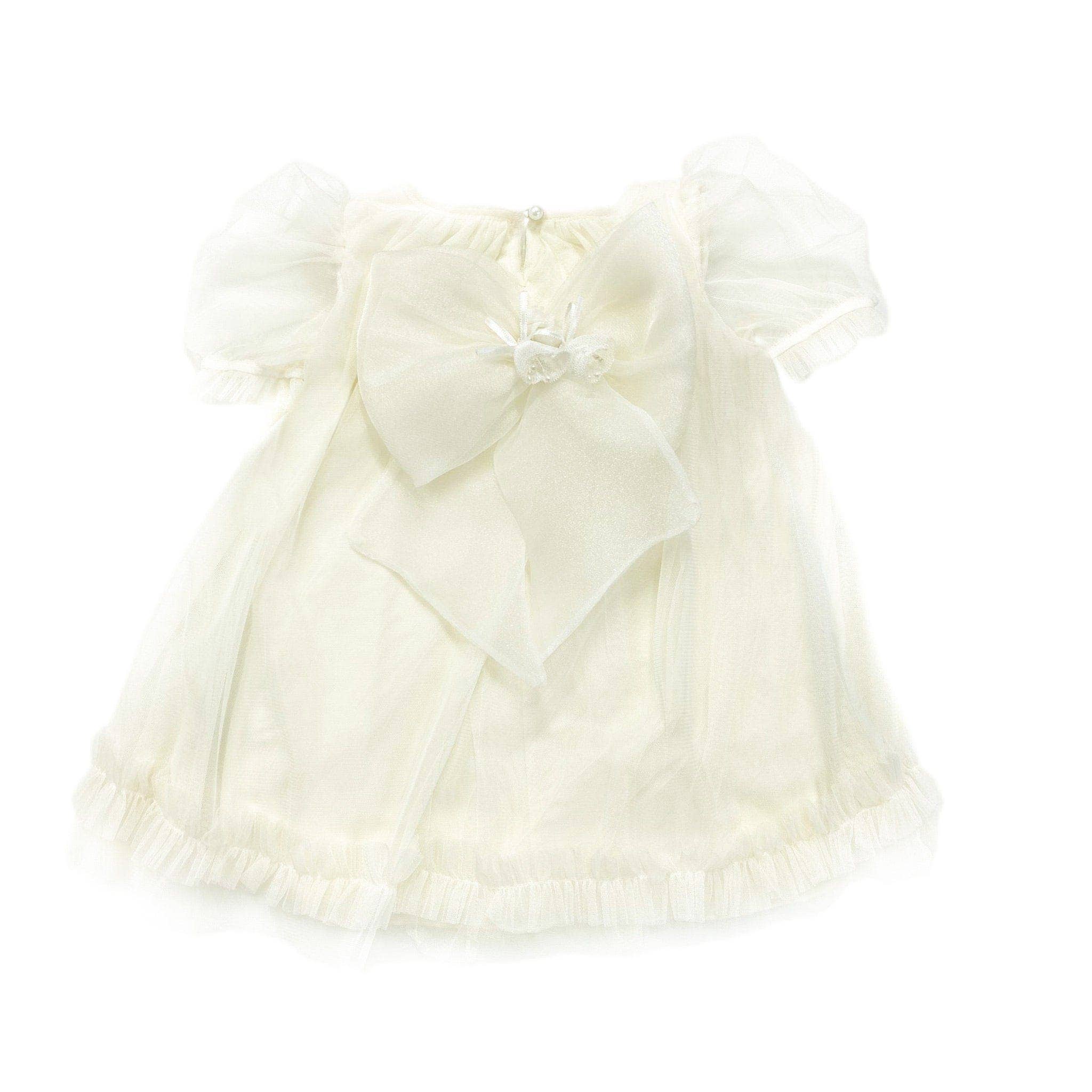 Petite Maison Kids – Vestido - Crianças por atacado – Vestido Bella de tule marfim amanteigado2