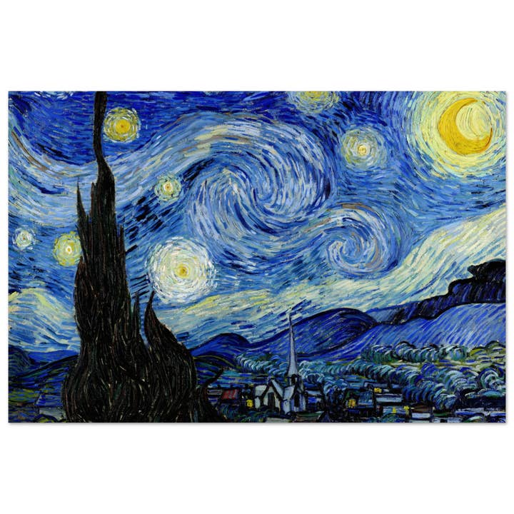 Art-O-Rama Shop - Vendita all'ingrosso Poster - Van Gogh - La notte stellata, poster dell'opera del 18893