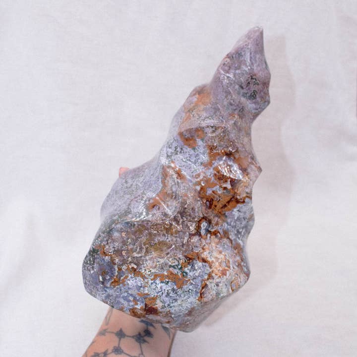 Tiny Rituals - Wholesale Spiritual Stone/Crystal - Ocean Jasper Flame - AAA Premium Quality62