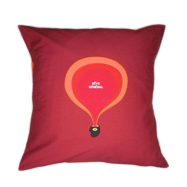 Maschinenbestickte Kissenhülle - Träumer für den Großhandel von Macon & Lesquoy