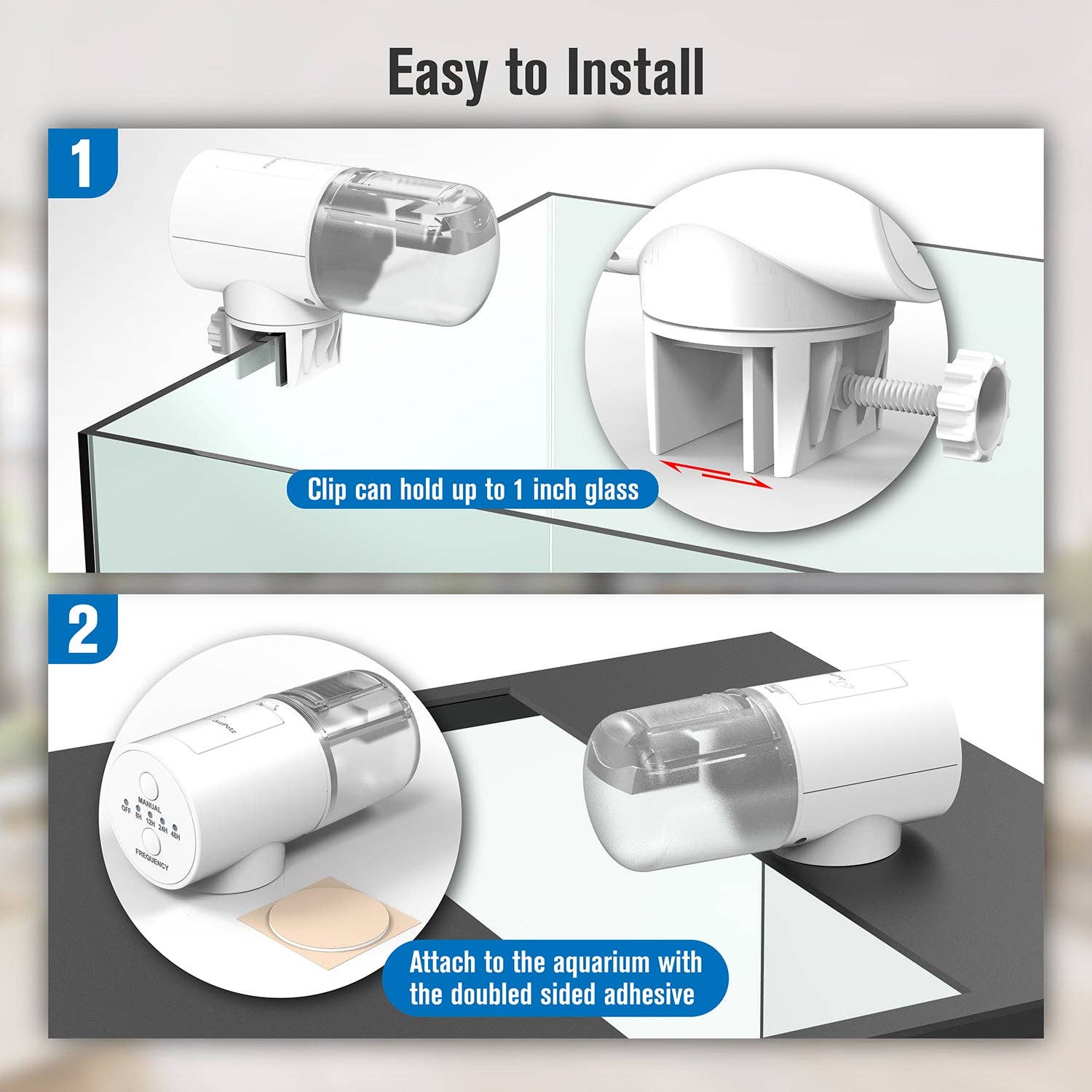 Fosmon - Wholesale Pet Bowl - Cat/Dog - JuzPetz Automatic Fish Feeder with 4 Timer Settings5