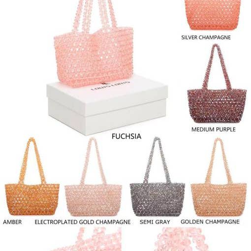 Chenson & Gorett - Wholesale Top Handle Bag - Women's - Sparkling Crystal Effect Party Bag Promo PF8770