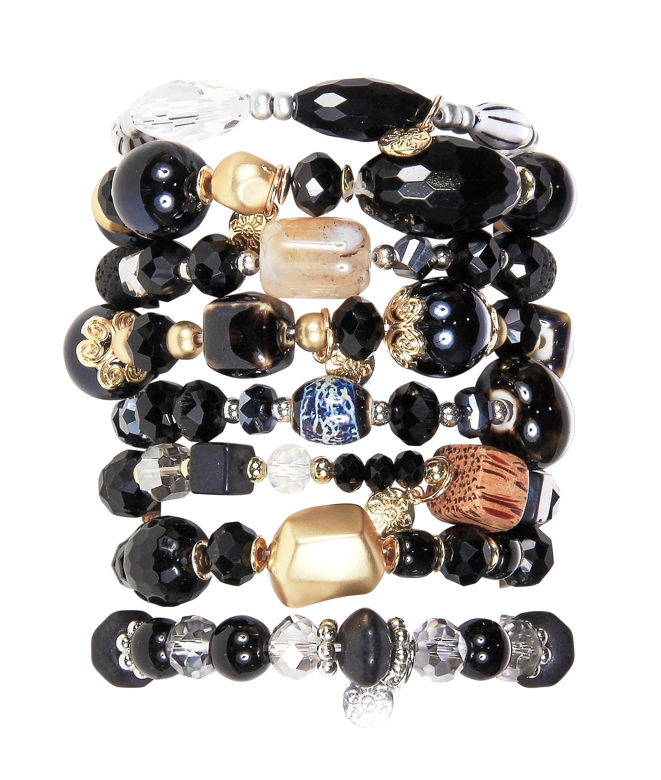 Kaleidoscope Accessories - Wholesale Jewelry Set - 1/2 Stax Assortment Refill Bracelets - 16 Pieces0