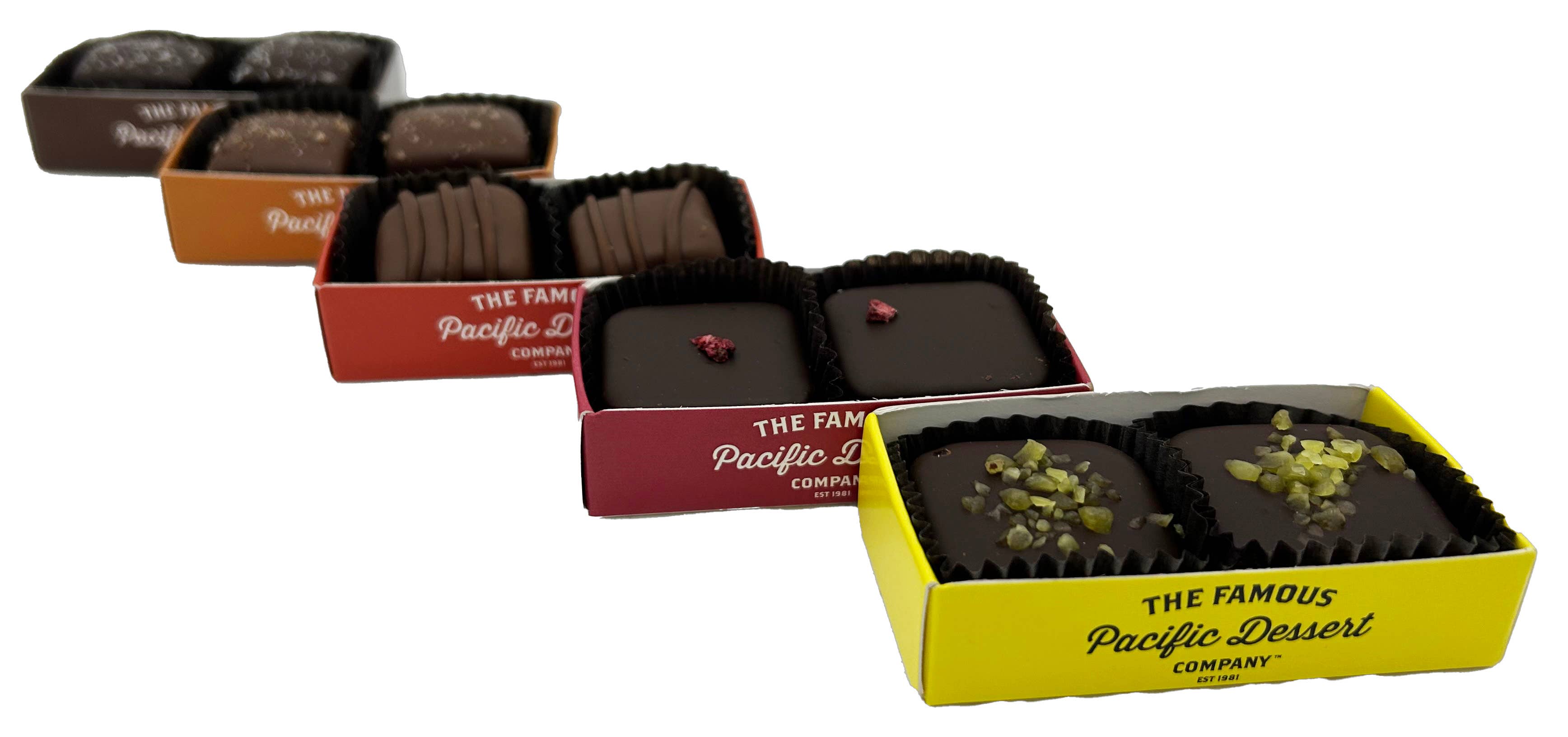 World Wide Gourmet Foods, Inc. - Wholesale Chocolate Covered Sweets - 2-Piece Milk Chocolate Pecan Caramels3