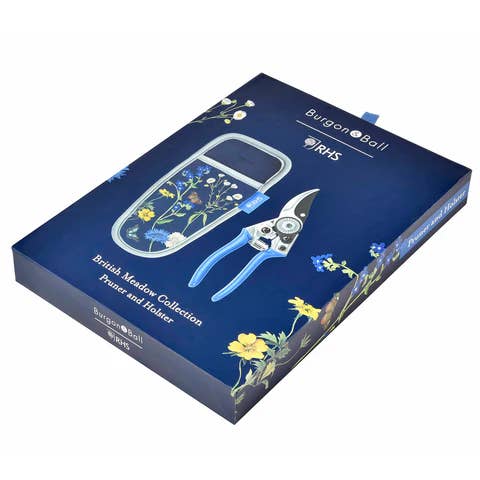 British Meadow Pocket Pruner & Holster for wholesale by Burgon and Ball