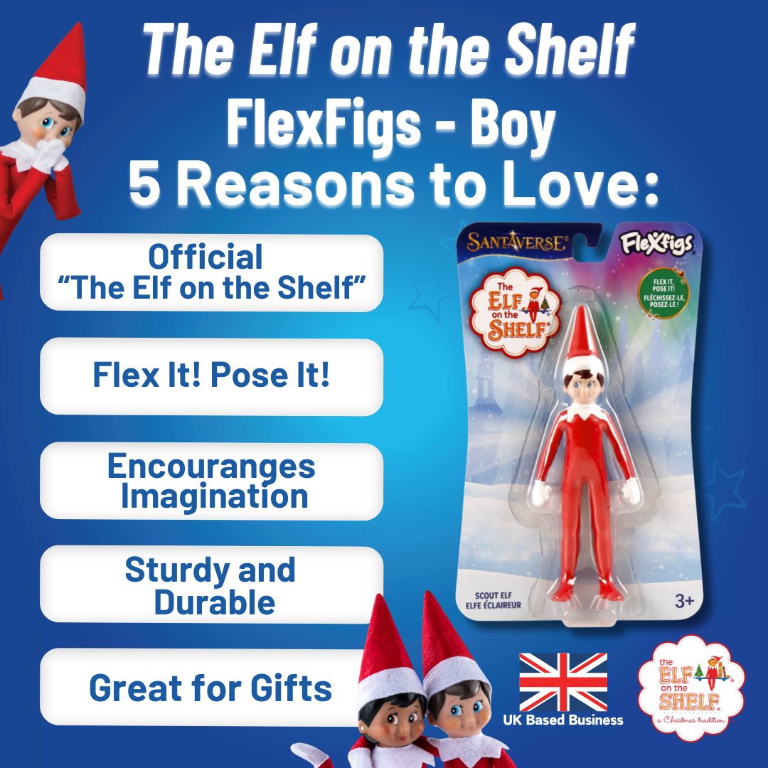 Baby Republic - Wholesale Figurine Toy - Kids - The Elf on the Shelf® FleXfigs Boy w/Blue Eyes - Bendable1